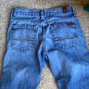 Girls 7 for All Mankind Boot Cut Jeans Size 10